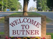 Welcome to Butner sign
