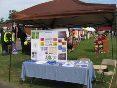 Chicken Pick’n Festival Butner Community Association booth for stormwater education, outreach and public participation