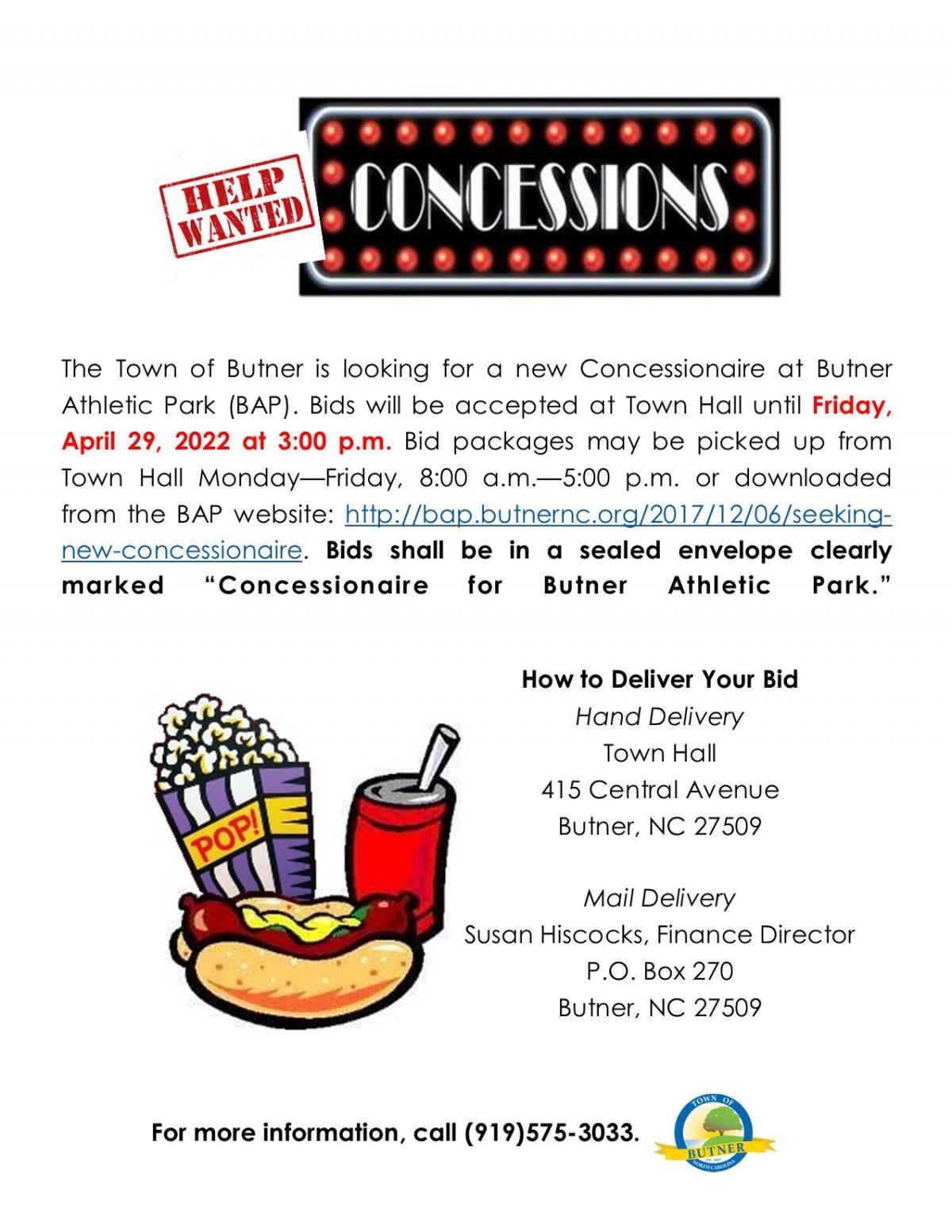 Concessionaire at the BAP