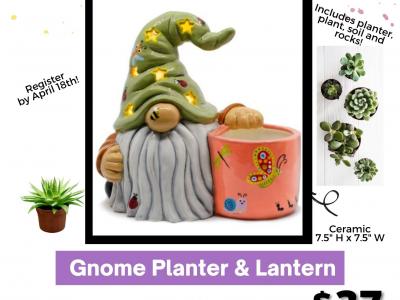 Gnome Planter Workshop Flyer 