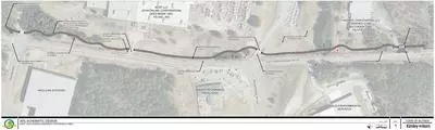 East Lyon Station Road Greenway Extension plan